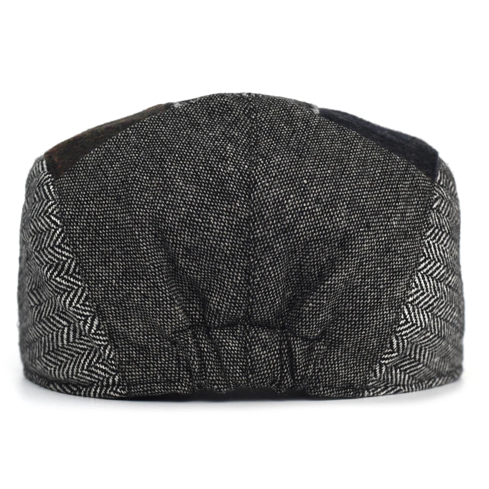 Boina retro outdoor de retales espiga vintage para mujer - imagen 5