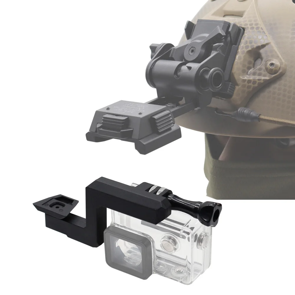 Soporte cámara táctica para casco Wilcox NVG – GoPro, DJI, Insta360 - imagen 3
