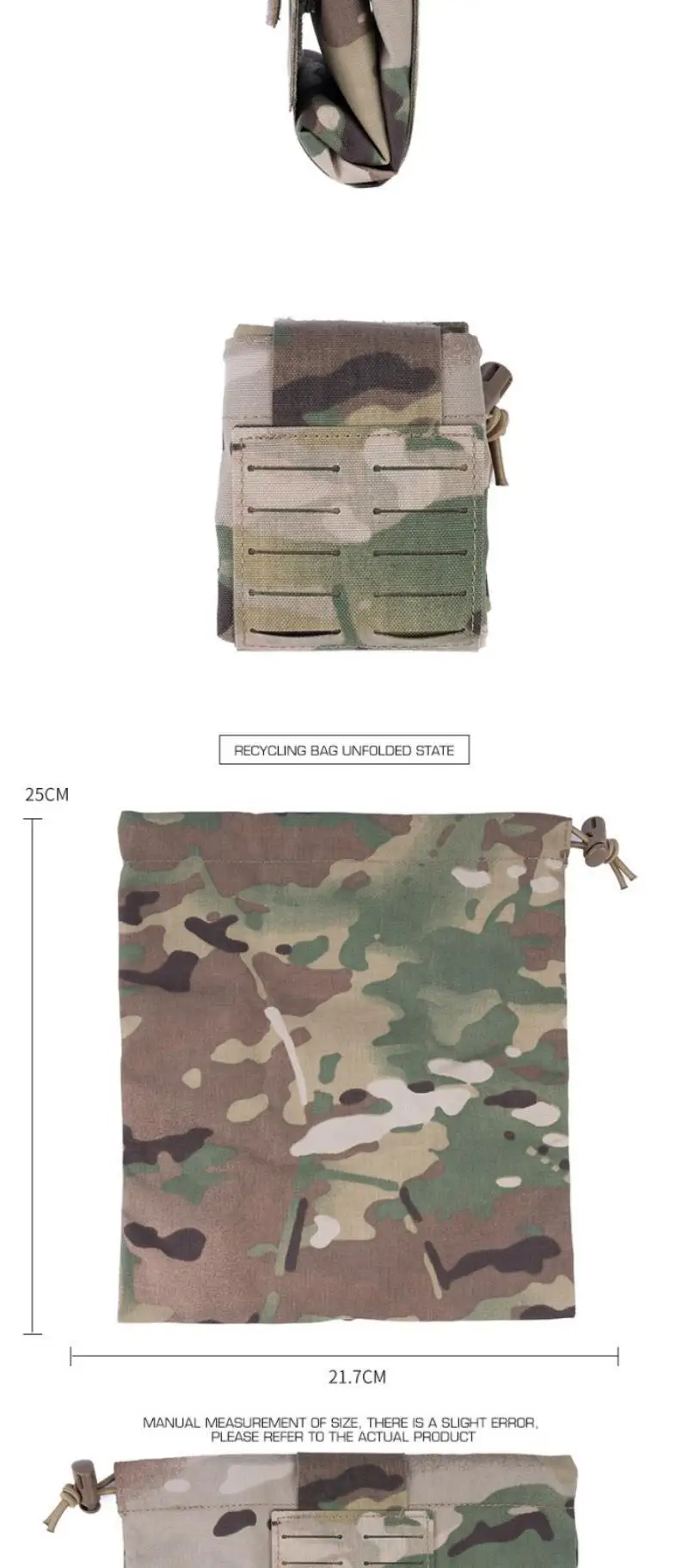 Bolsa de reciclaje de cargadores Poseidon Defense WRC instalación en cinturón