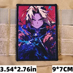 Parche táctico anime japonés Edward – insignia gancho y bucle