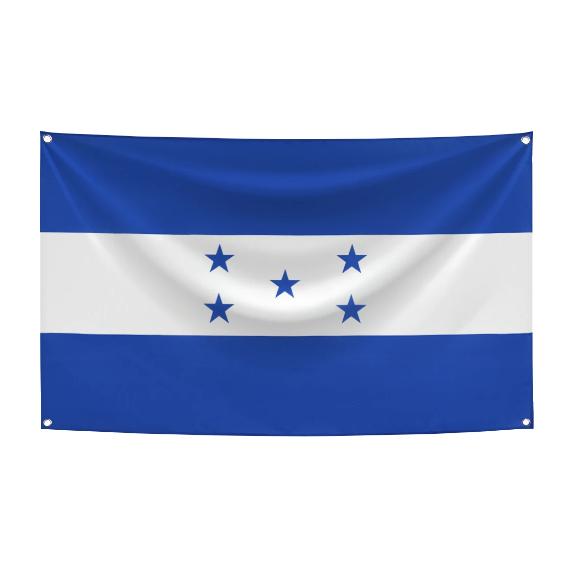 Colocación decorativa de la bandera