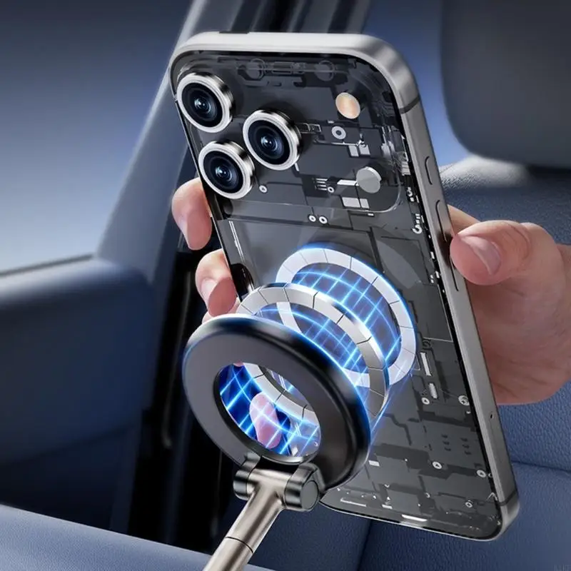 Soporte para teléfono plegable giratorio con ventosa, coche y hogar - imagen 5