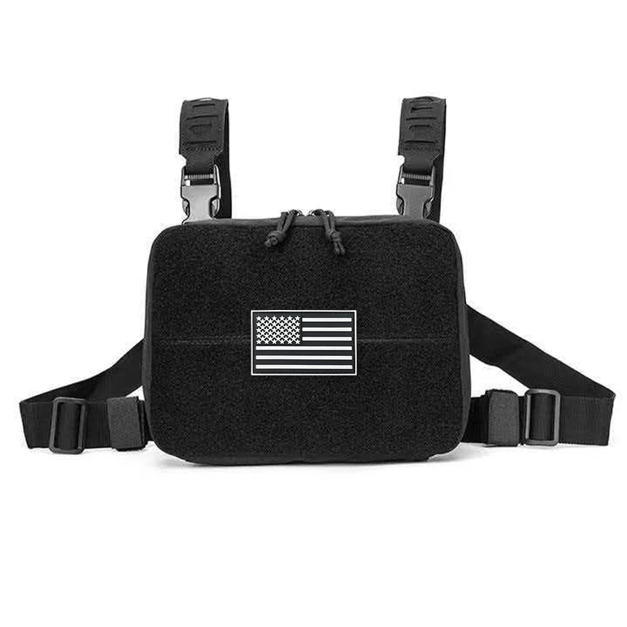 Bolsa de pecho táctica portátil con correa desmontable ajustable - imagen 4