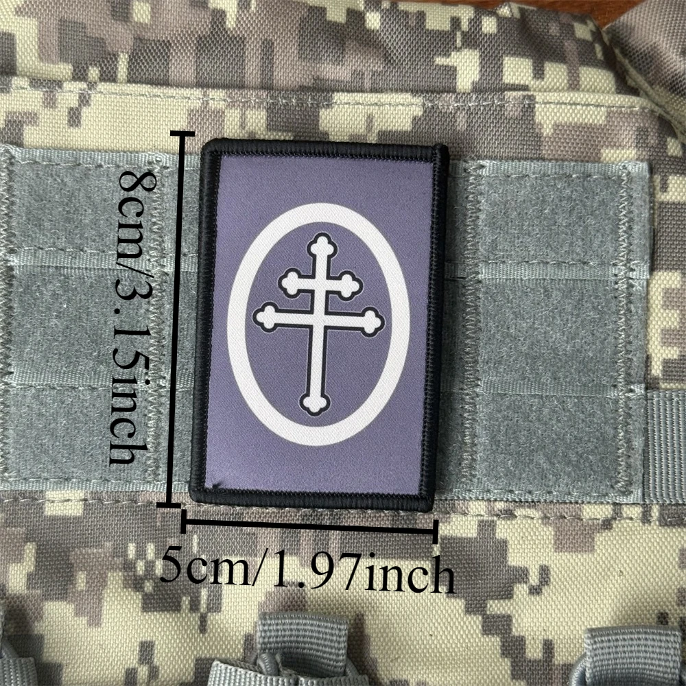 Magnum Cross – Parche táctico de velcro para ropa y mochila