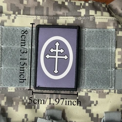 Magnum Cross – Parche táctico de velcro para ropa y mochila