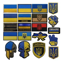 Parche velcro táctico Ukraine – Bandera escudo adhesivo
