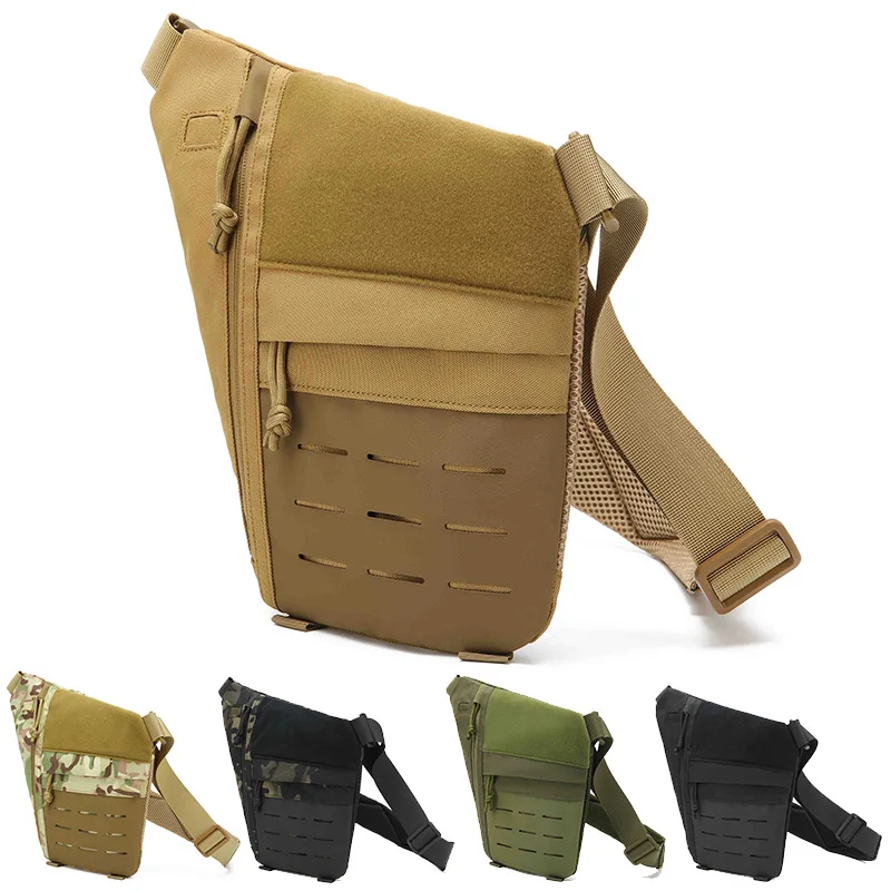 Bolsa MOLLE táctica ligera para equipo de caza y senderismo hombro
