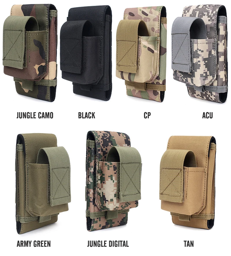 Cinturón táctico con doble compartimento y diseño MOLLE