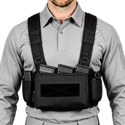 Bolsa táctica de pecho con portacargadores ajustable