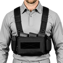 Bolsa táctica de pecho con portacargadores ajustable
