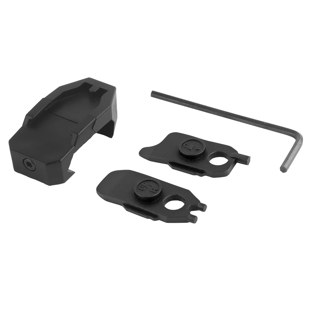 Linterna táctica impermeable con funda para baterías, caza y airsoft