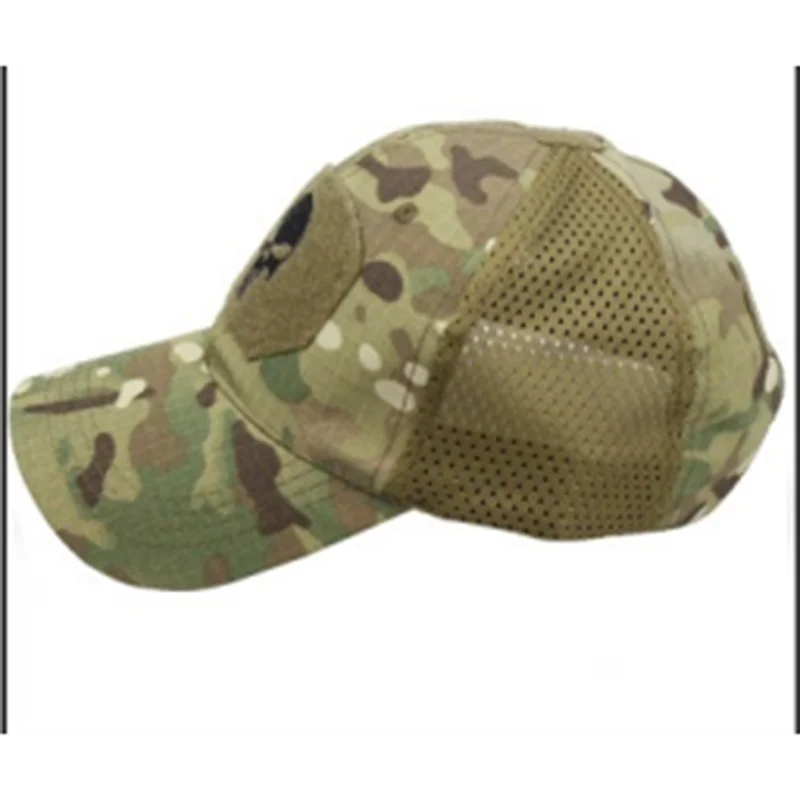 Gorra táctica Velcro calavera fuerzas especiales para aire libre