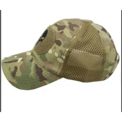 Gorra táctica Velcro calavera fuerzas especiales para aire libre