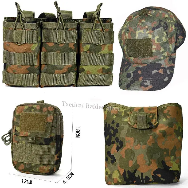 Bolsa táctica porta cargadores MOLLE plegable para uso médico - imagen 4