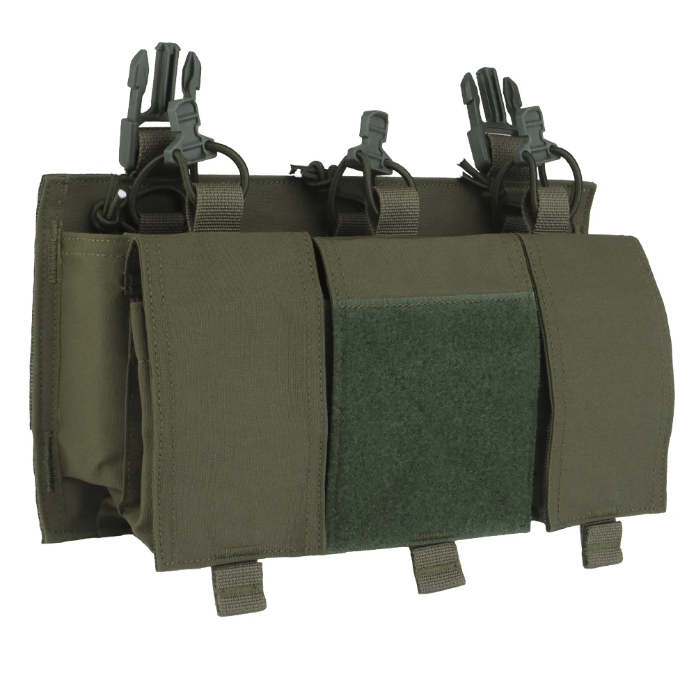 Chaleco táctico 7,62 para Airsoft con triple portacargadores - imagen 2
