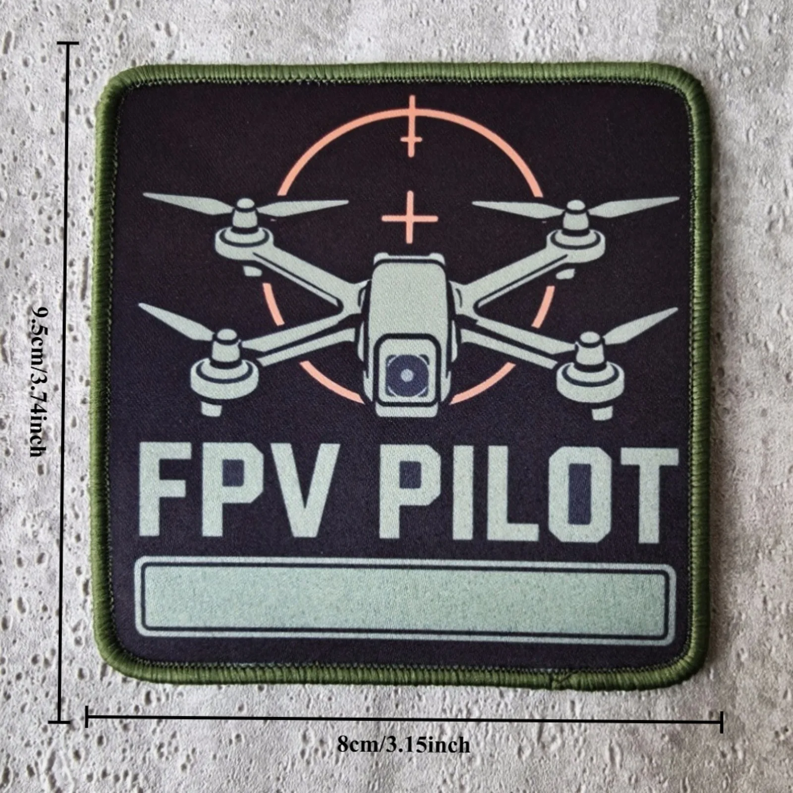 Parche táctico FPV Pilot con velcro para operador de drones - imagen 4