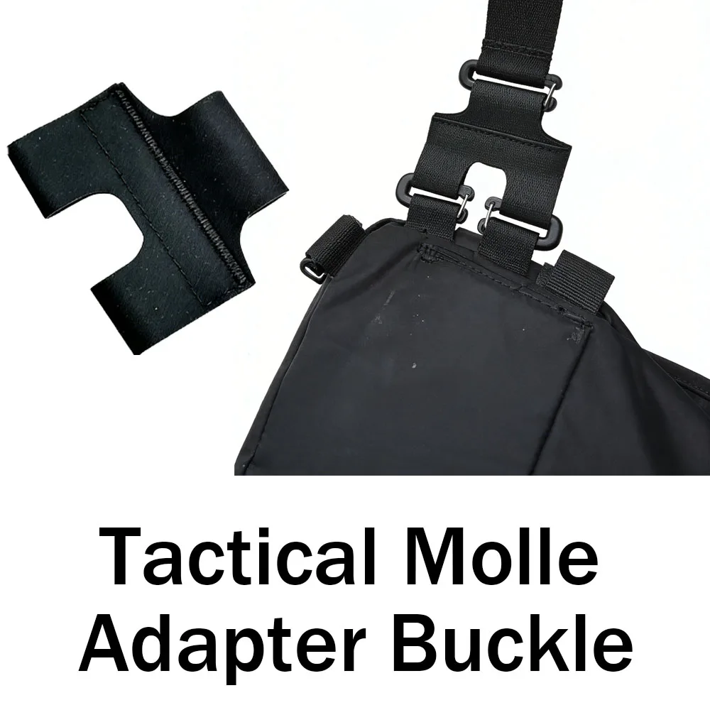 Adaptador hebilla táctica MOLLE para convertir correas de cincha - imagen 4