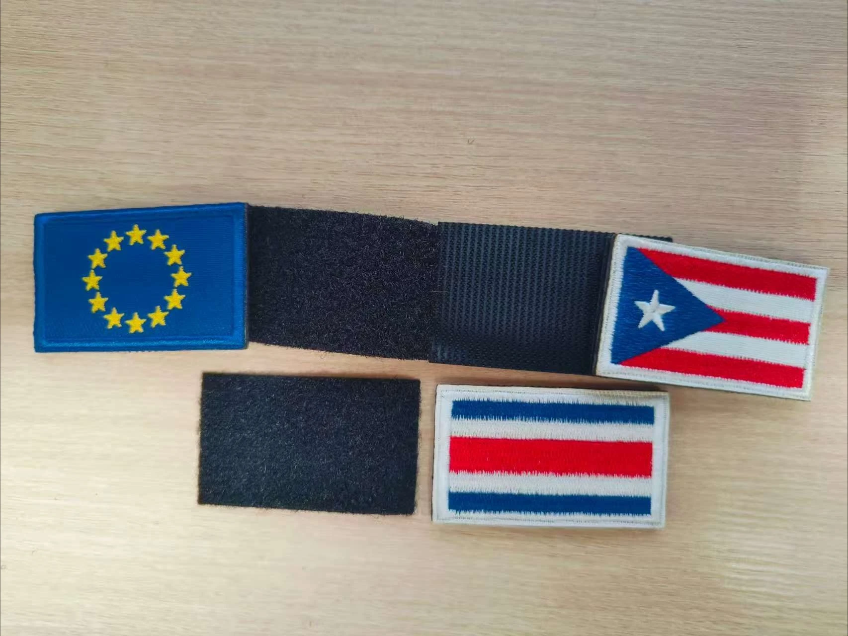 Parche bordado gancho y bucle bandera Escocia rayas para gorra - imagen 5