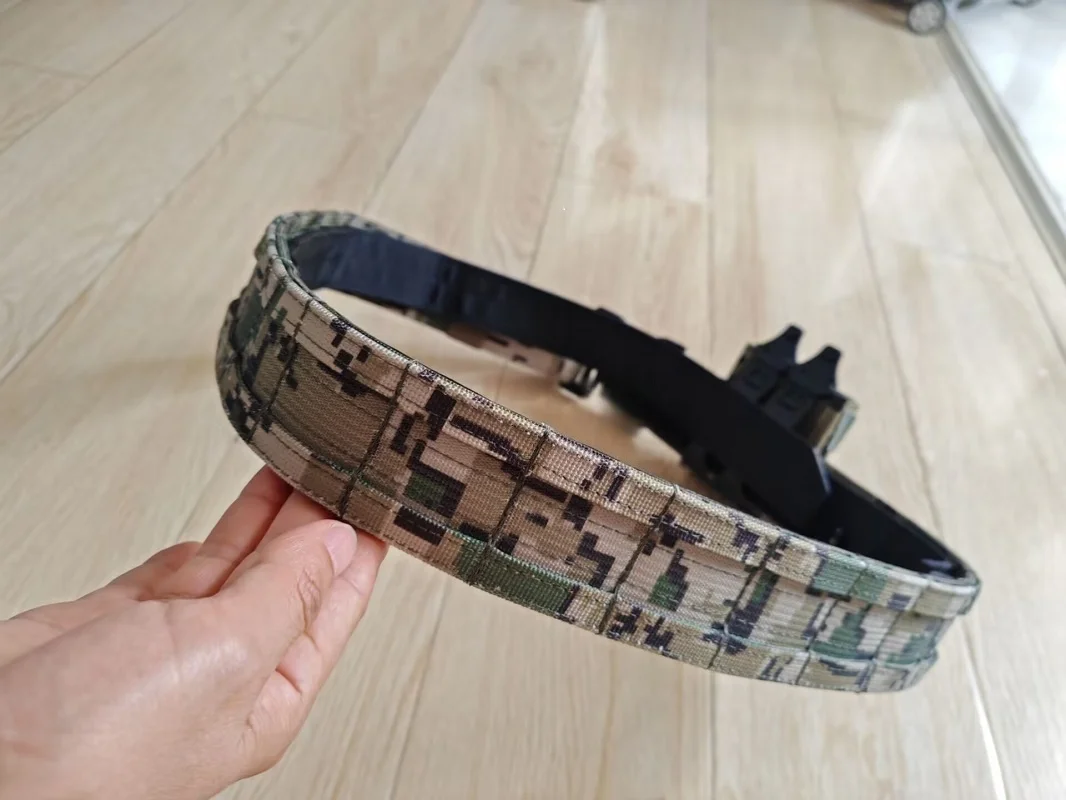Cinturón táctico de nailon doble capa resistente para exteriores - imagen 5