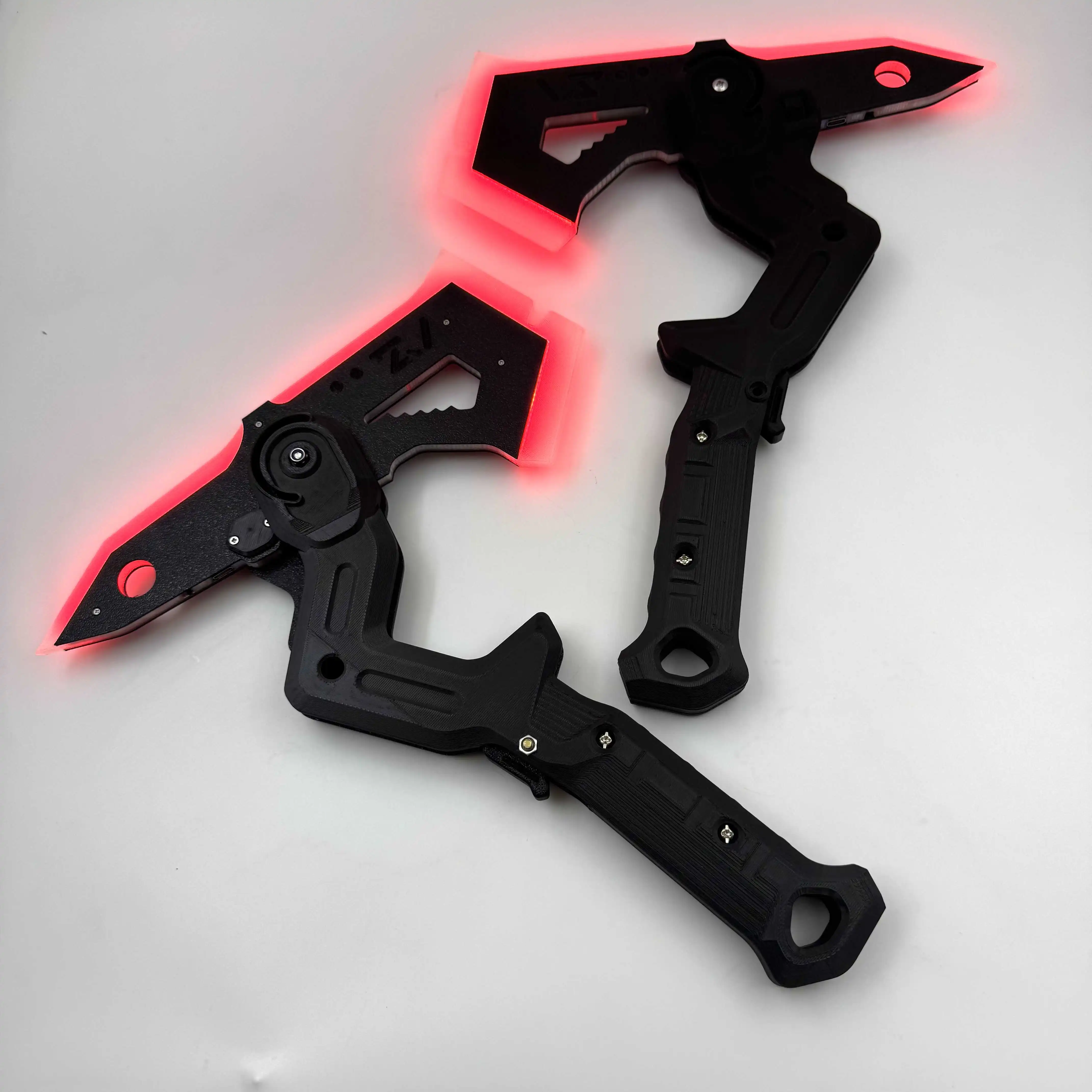 Juguete táctico luminoso espada mecánica plegable de ciencia ficción - imagen 3
