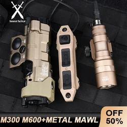 WADSN MAWL-C1 Mejorado Linterna Táctica ARMA CNC con Láser IR Multicolor