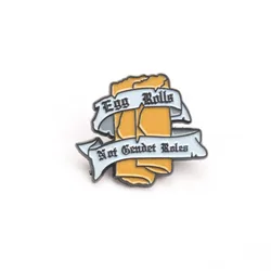 Broche vintage divertido Egg Roll Attitude, accesorio mujer