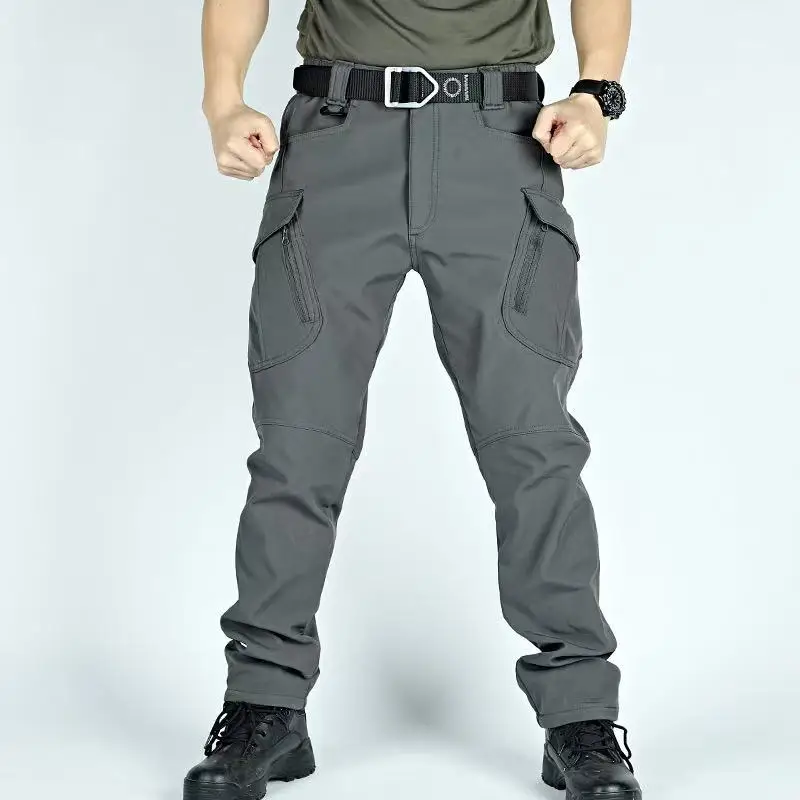 Pantalones tácticos softshell impermeables hombre - imagen 3