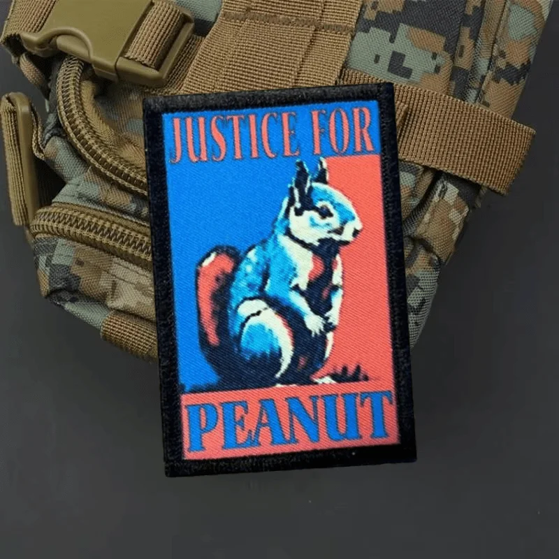 Parche bordado táctico Morale Peanut – Ardilla táctica - imagen 5
