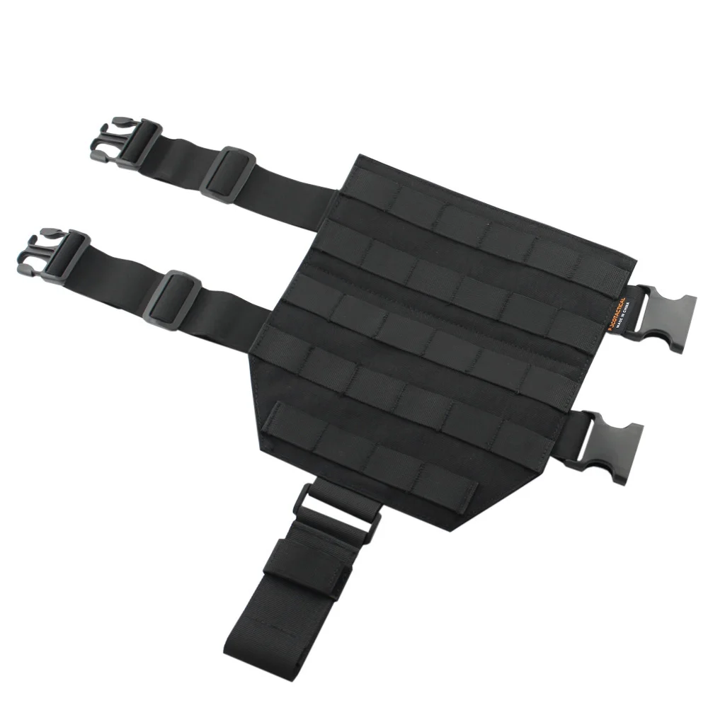 VULPO 1000D Nylon táctico Molle plataforma pierna caída pistola funda negro caqui - imagen 2