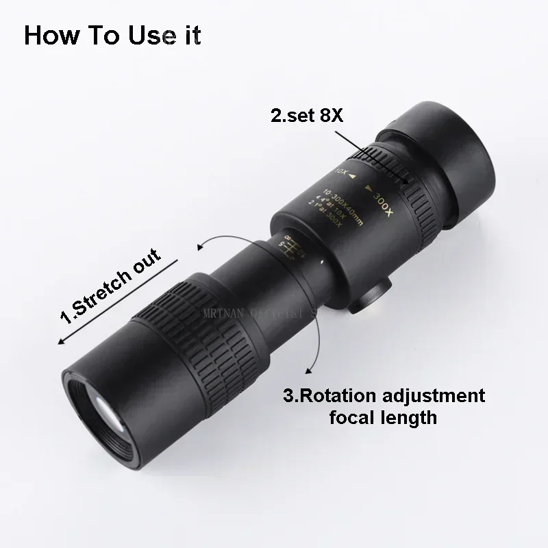 Binoculares HD con prismas BAK4 para zoom largo alcance camping - imagen 2