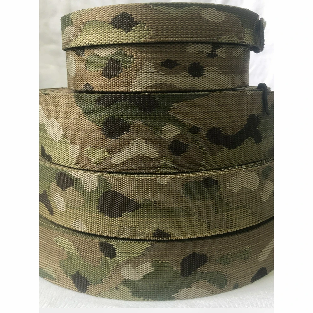 Cinta jacquard camuflaje táctica personalizada para correas exteriores - imagen 3