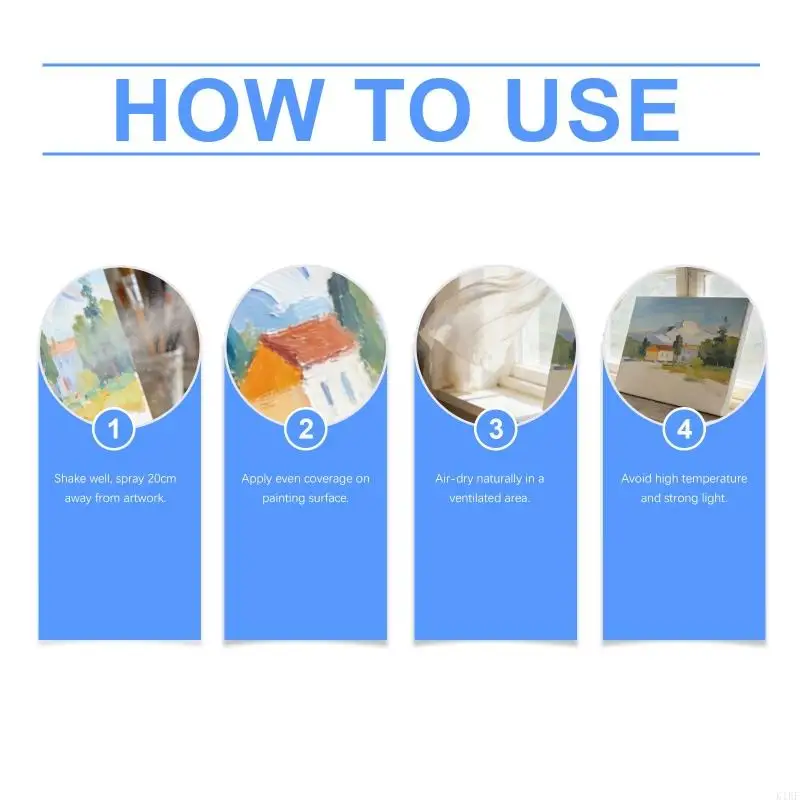 Barniz mate secado rápido antirreflejos para proteger pinturas - imagen 2