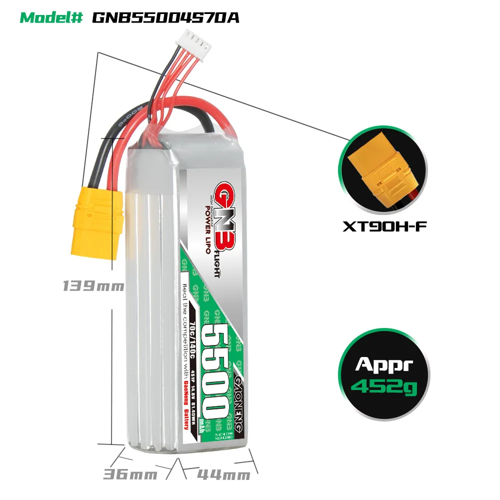 Conector XT90 en helicópteros y UAV