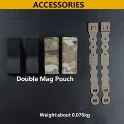 Funda táctica para cargador de pistola – clip nylon, simple o doble