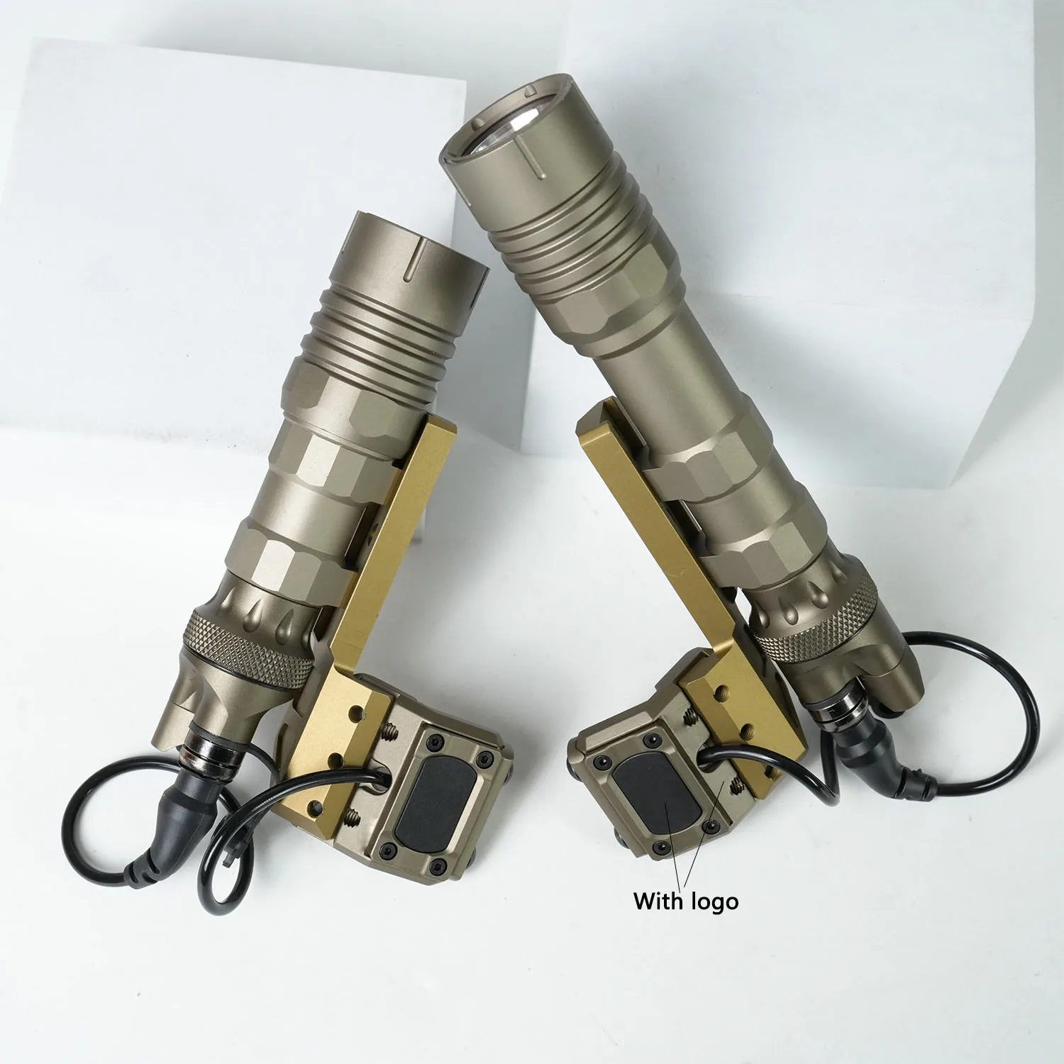Linterna táctica O/K con montura para riel Picatinny y M-LOK - imagen 4