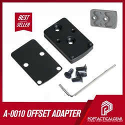Placa Adaptadora SP A-0010 Offset 45°/90° Holosun RM06 RM07 Aluminio