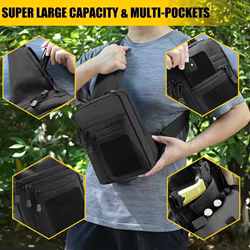 Bolso táctico de pecho con funda oculta para pistola EDC cruzado