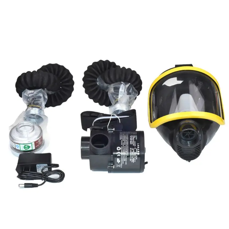 Máscara antigás completa con filtro eléctrico – Protección facial - imagen 5
