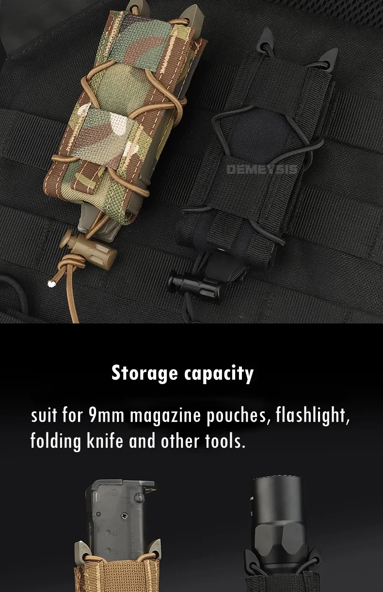 Interior con cuerdas elásticas y cargador