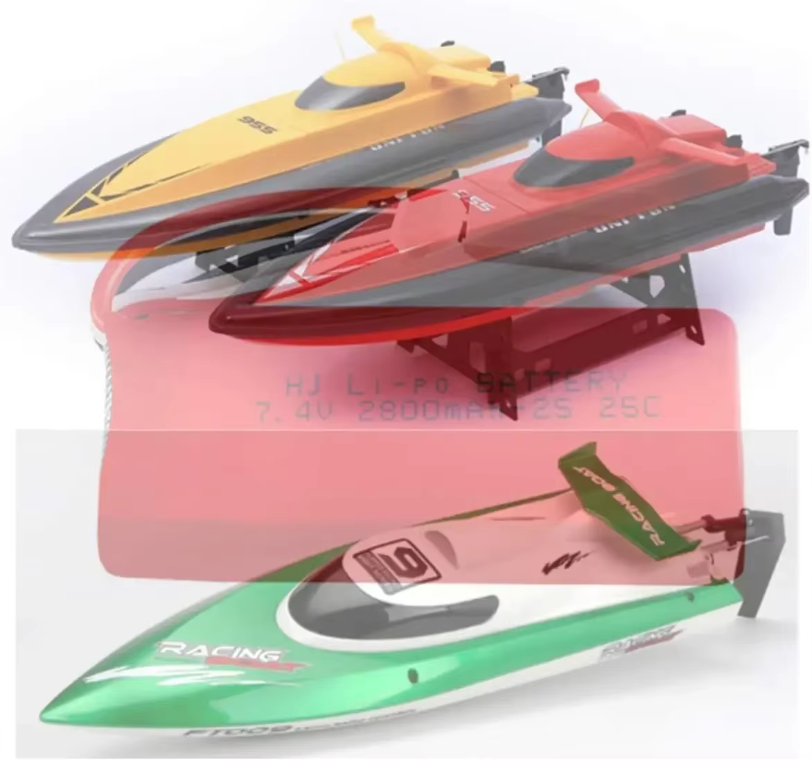 Batería LiPo recargable para barco RC, con cargador - imagen 5