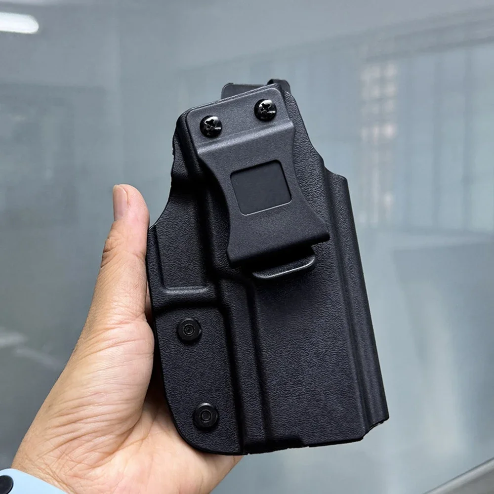 Vista de la funda Kydex negra