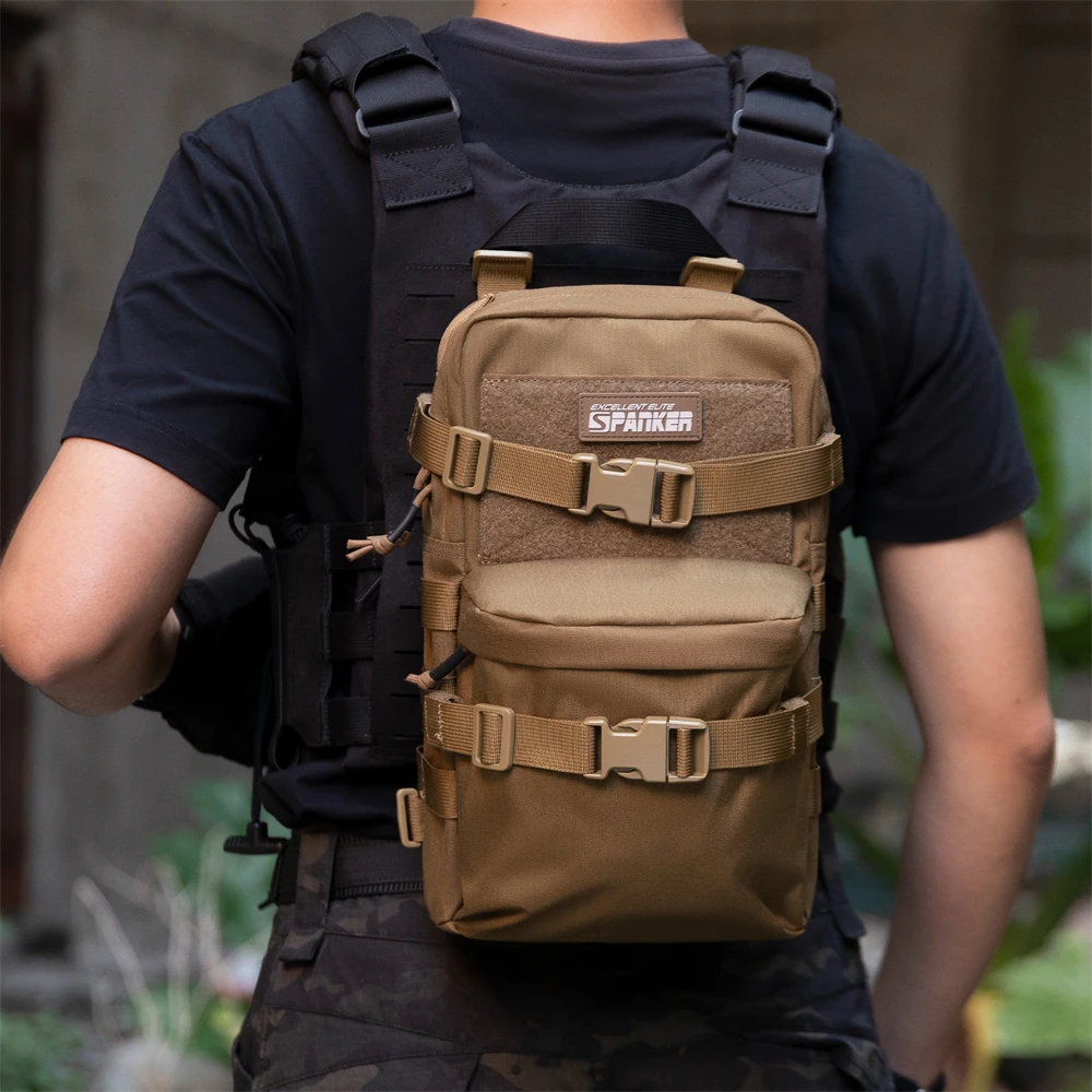 Bolsa hidratación táctica ELITE SPANKER MOLLE porta-vejiga caza - imagen 5