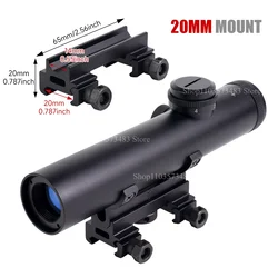Mira telescópica 4x Mil-Dot BDC HD retro para M4/M16