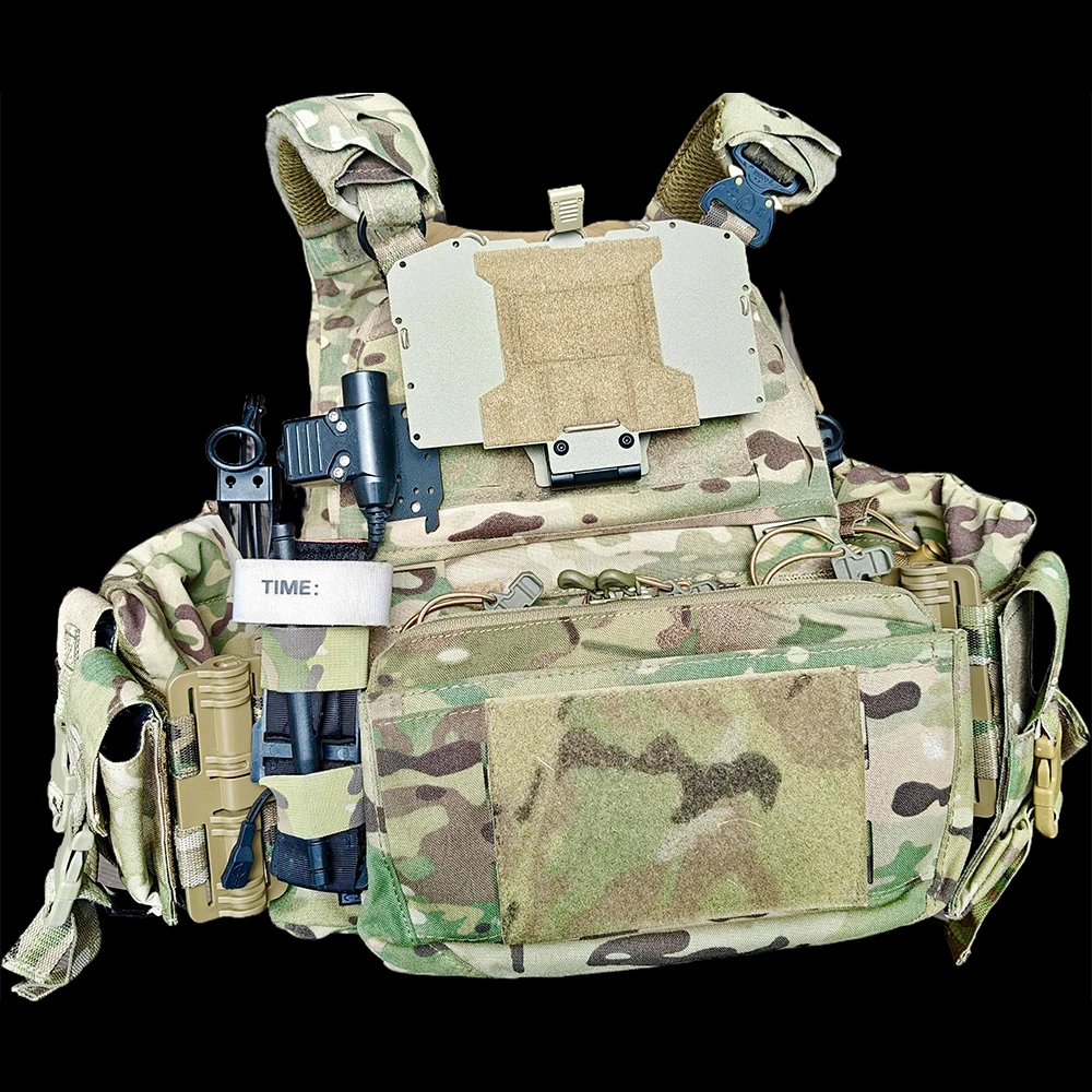 Panel frontal MOLLE para teléfono táctico en chaleco - imagen 5