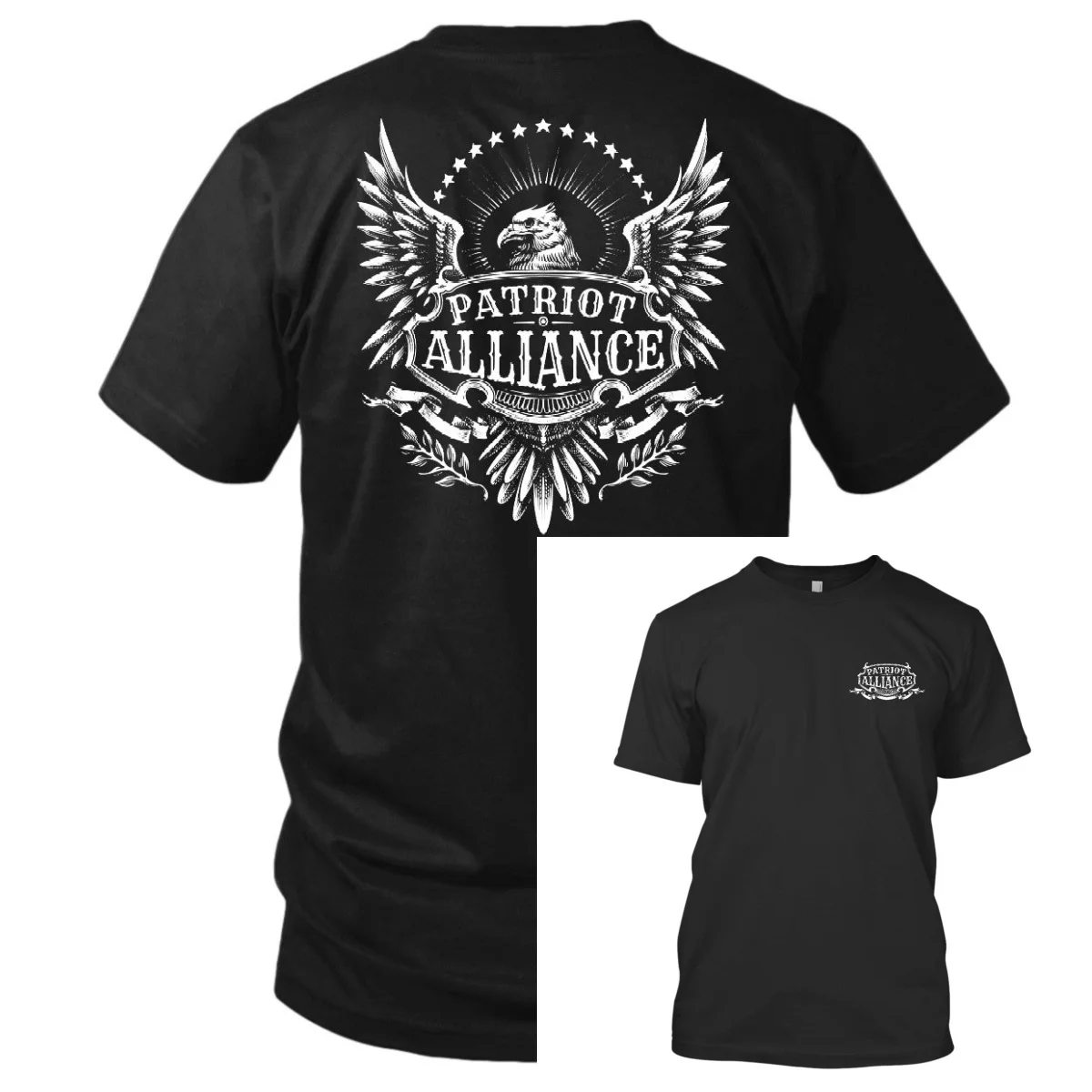 Camiseta táctica PAC Patriot Alliance unisex premium lujo - imagen 2