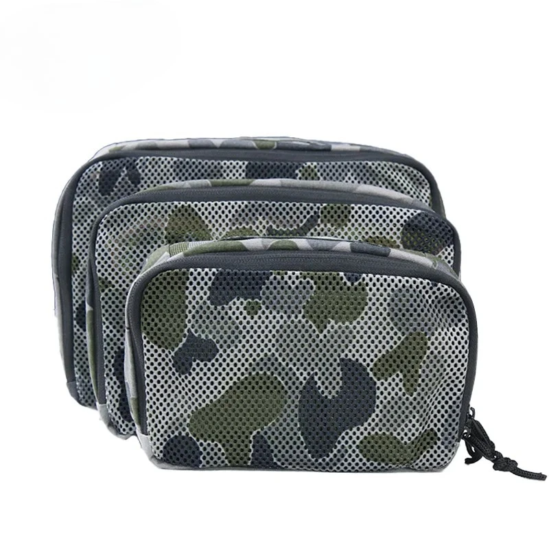 Bolsa de lavado táctica camuflaje ripstop malla nailon - imagen 3