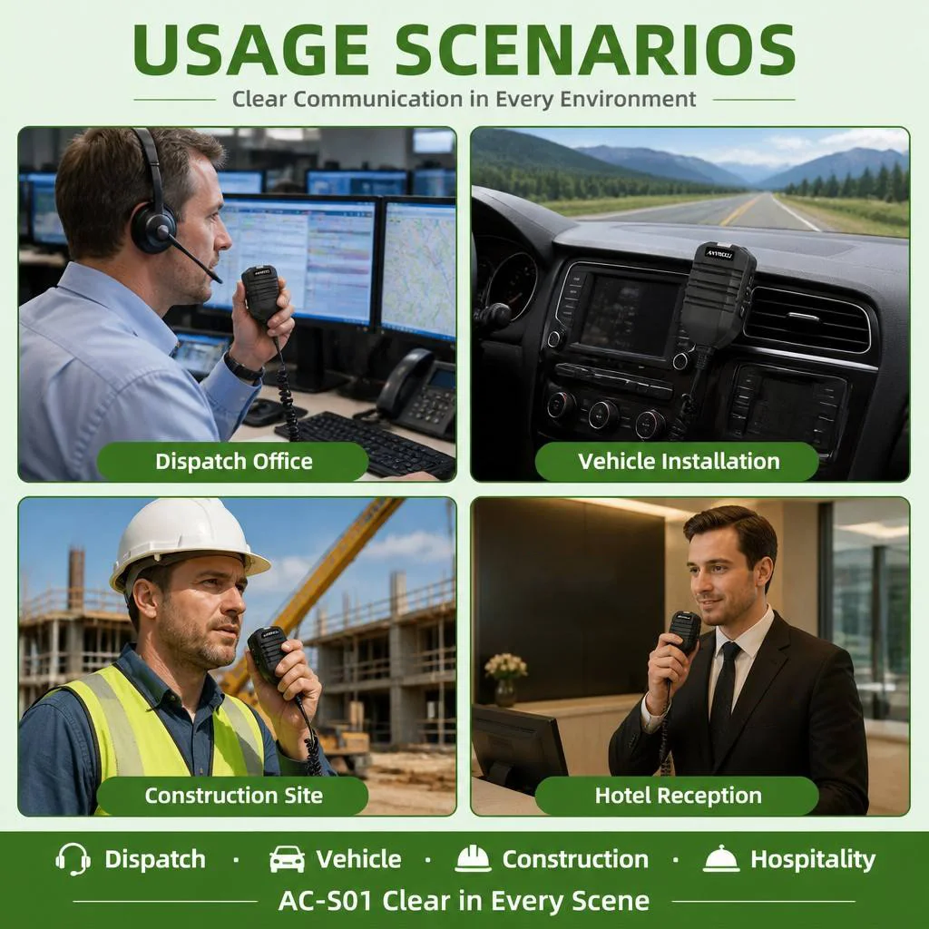 ANYSECU AC-S01 Micrófono de hombro PTT impermeable IP67 para radio - imagen 2