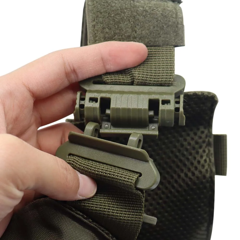 Juego hebillas liberación rápida chaleco táctico correas hombro - imagen 2