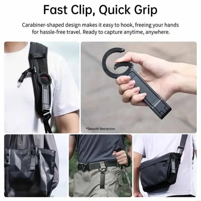 RATCH PHOETK Trípode con clip de resorte y rotación completa - imagen 2