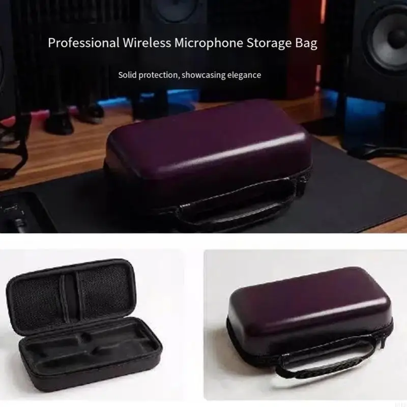 Funda micrófono EVA con cremallera doble, acceso rápido y protección - imagen 5